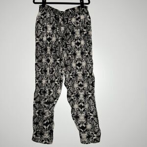 Free People Casablanca Ivory Print Harem Pants Women's Size XS